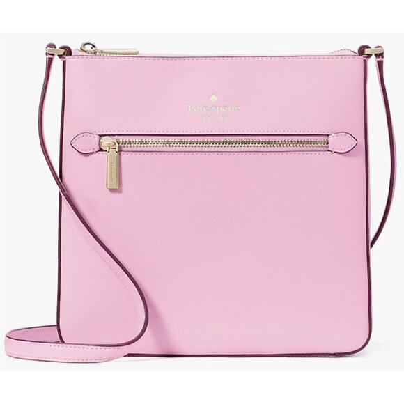 S Kate Spade Sadie North South Crossbody Lavender Pink Leather Bag K7379 NWT$299 - Picture 1 of 8